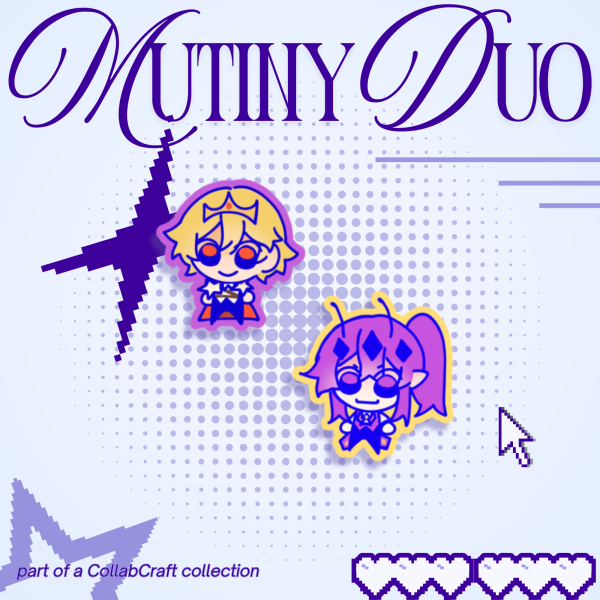 Mutiny Duo Holo Stickers
