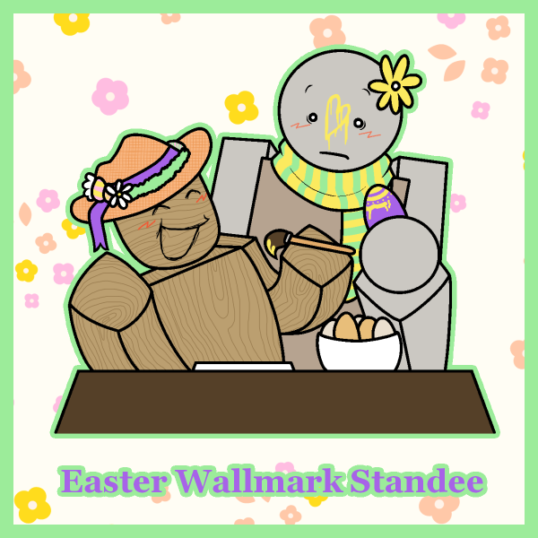 Easter Wallmark Standee