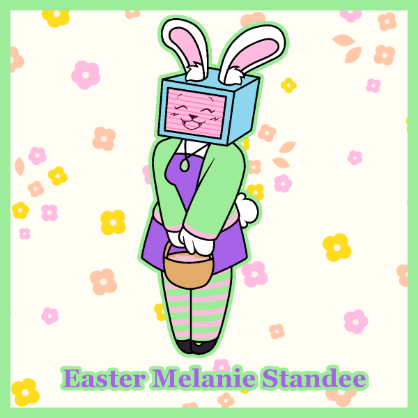 Easter Melanie Standee