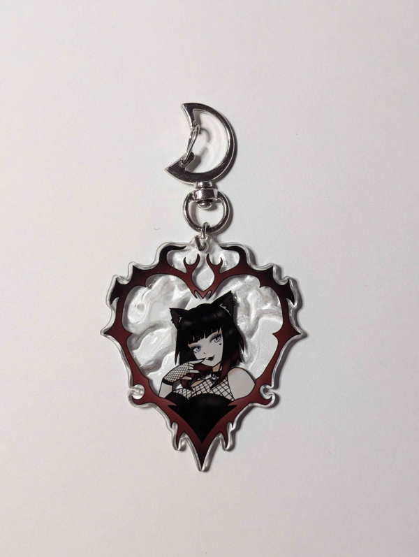 LuciWeir Gothic Portrait Keychain