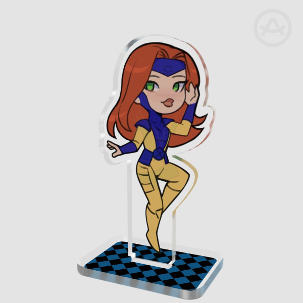Jean Grey / Phoenix Clear Acrylic Standees