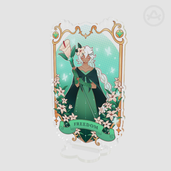 White Lily Cookie Acrylic Standee - CookieRun Kingdom