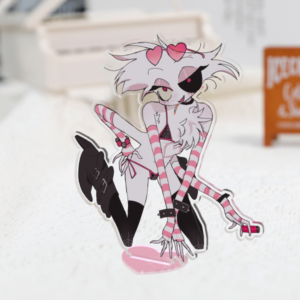 Hazbin Hotel Angel dust Clear Acrylic Standees