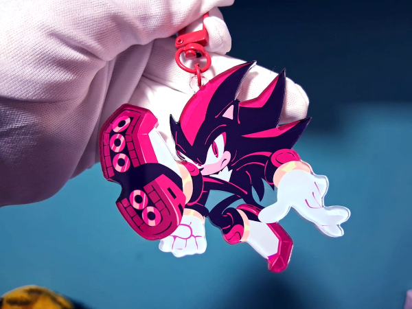 Shadow Full Bleed Acrylic Keychain