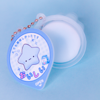 Blu Squishy Pudding Jelly Keychains