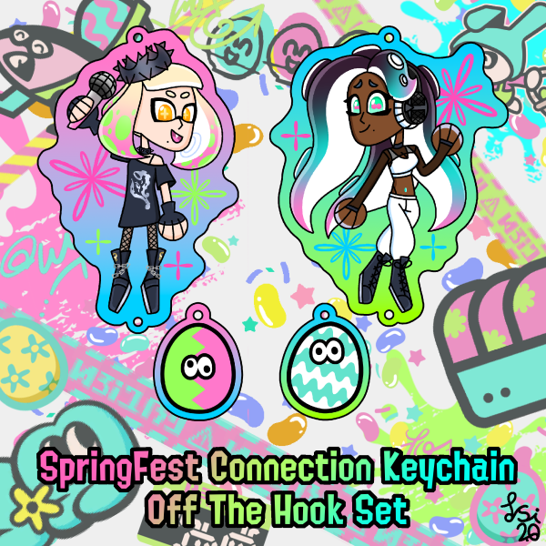 SpingFest Connection Keychain Off The Hook Set