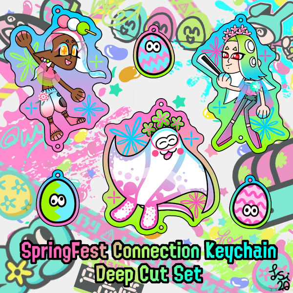 SpingFest Connection Keychain Deep Cut Set
