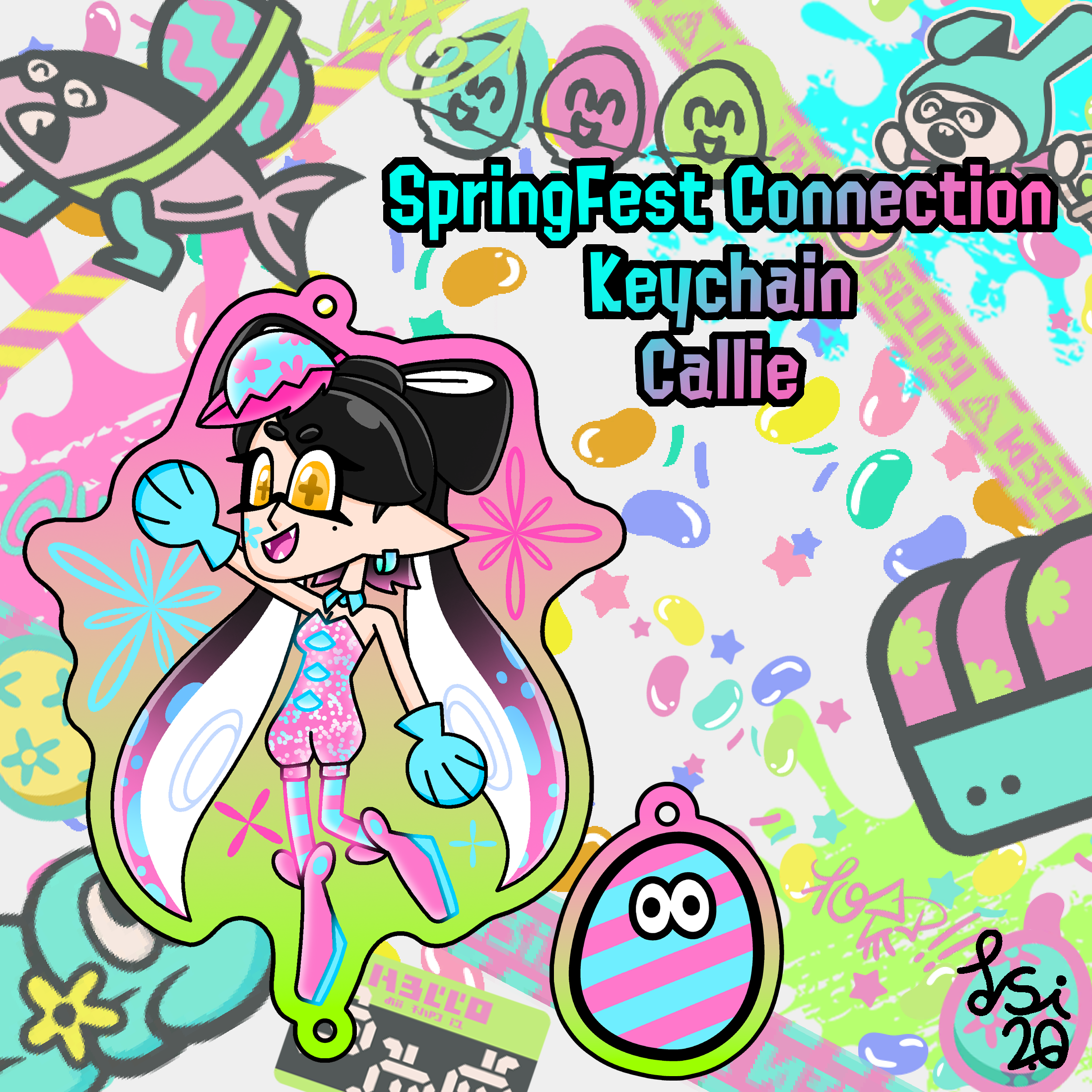 SpingFest Connection Keychain Callie