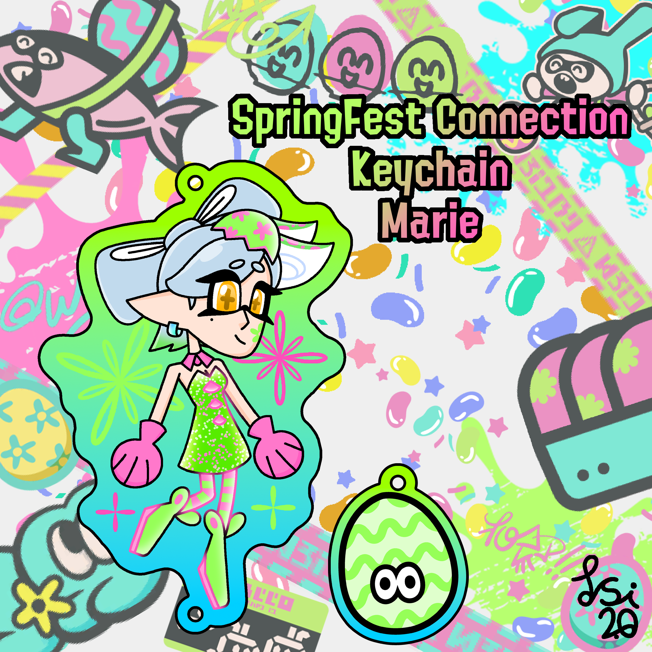 SpingFest Connection Keychain Marie