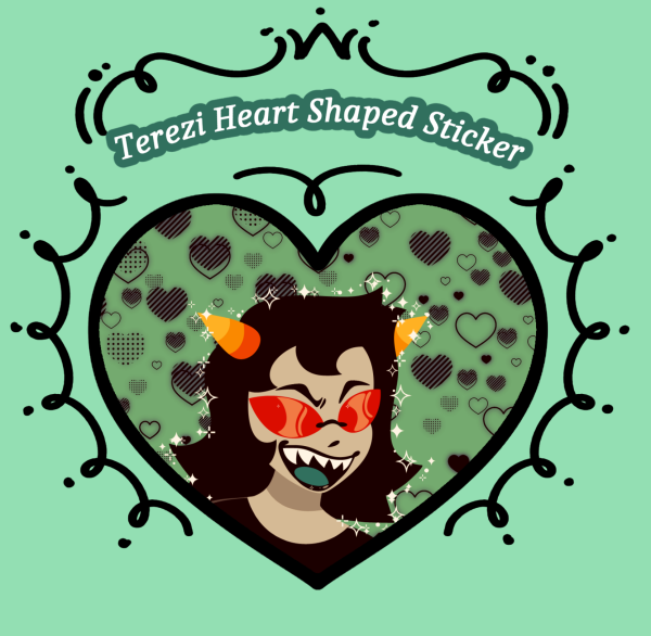 Terezi Pyrope Heart Sticker