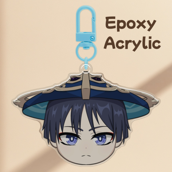 Wanderer Epoxy Keychain