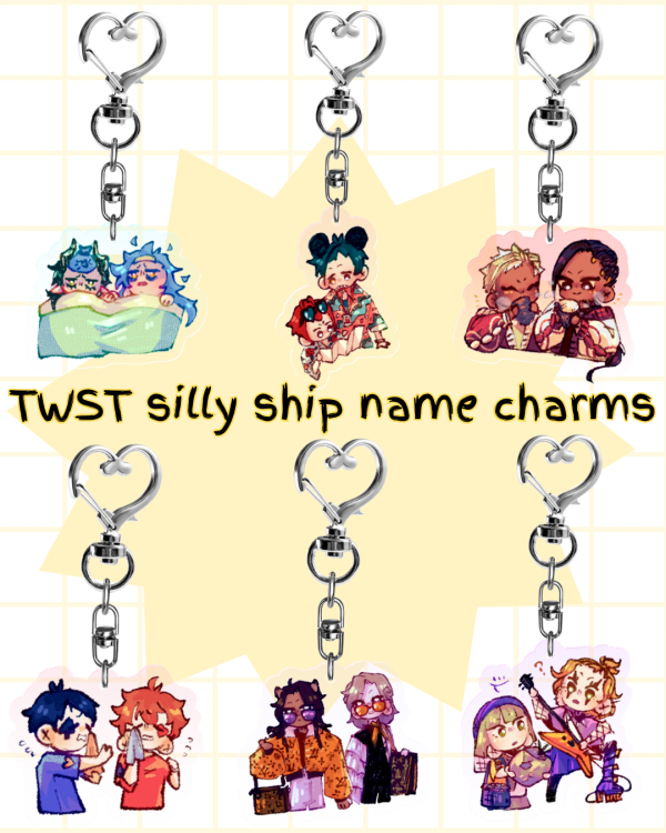 TWST silly ship name charms