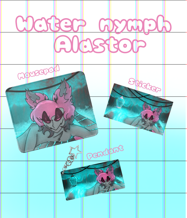 Alastor water nymph bundle - small mousepad 