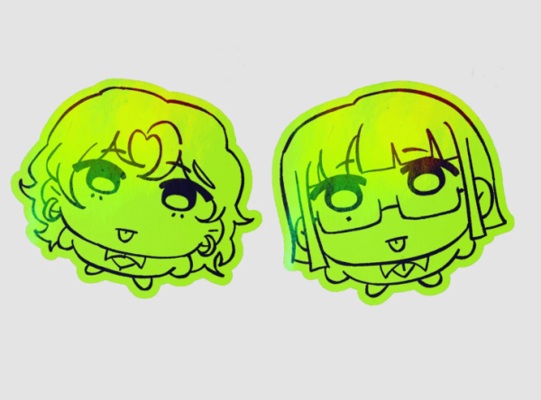 Mitsuki and Aya Die Cut Sticker Set