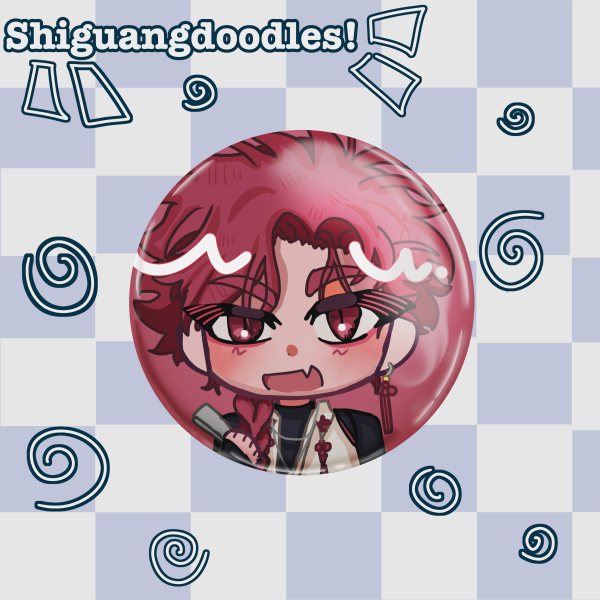 Link Click Vein Round Button