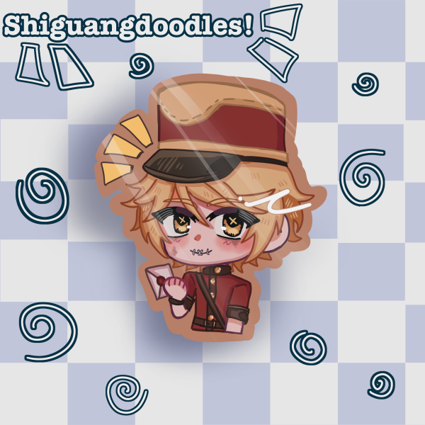 IDV Victor Glossy Die Cut Sticker