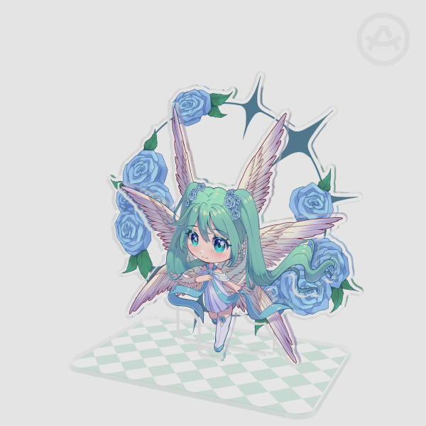 Angel Miku chibi standee