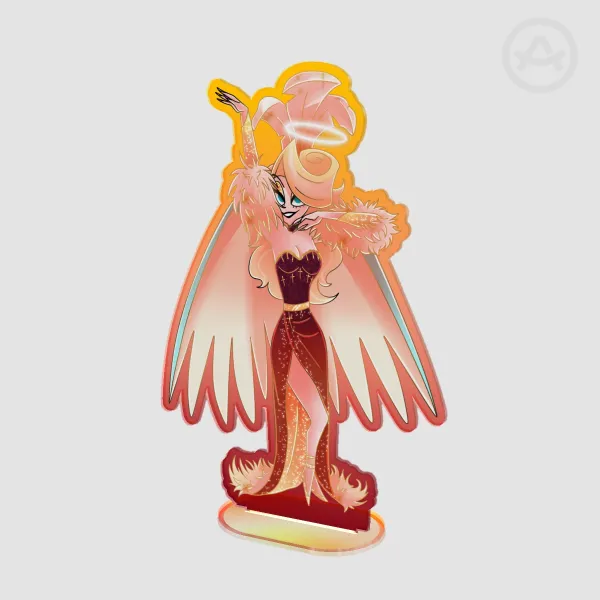 Hazbin Hotel Saint Peter Showgirl Colored Edge Acrylic Standee