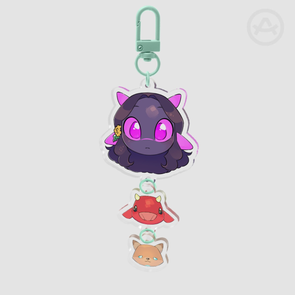 not human buddy keychains