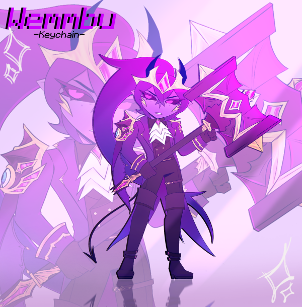 Wemmbu keychain - Unstable/Lifesteal smp