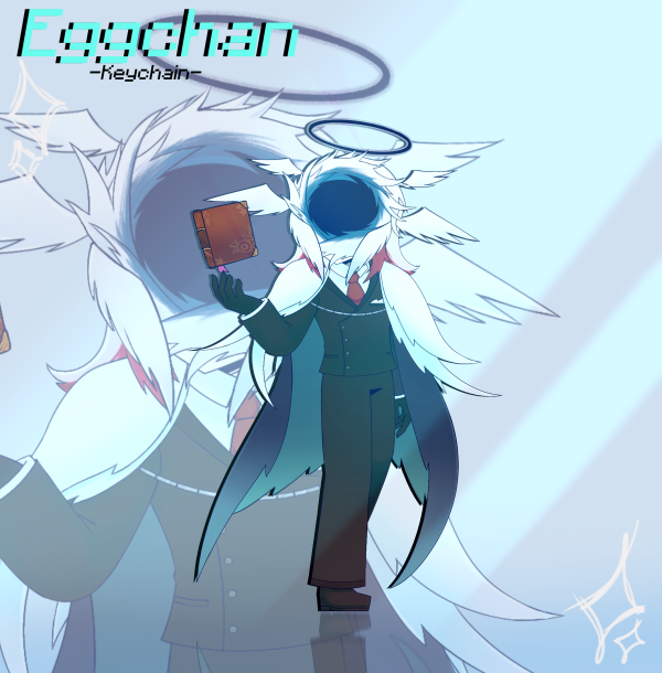 Eggchan keychain - Unstable smp