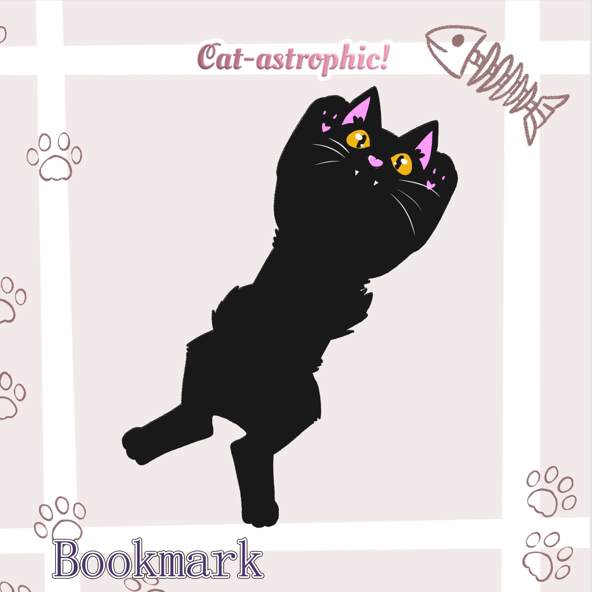 Black Cat Bookmark