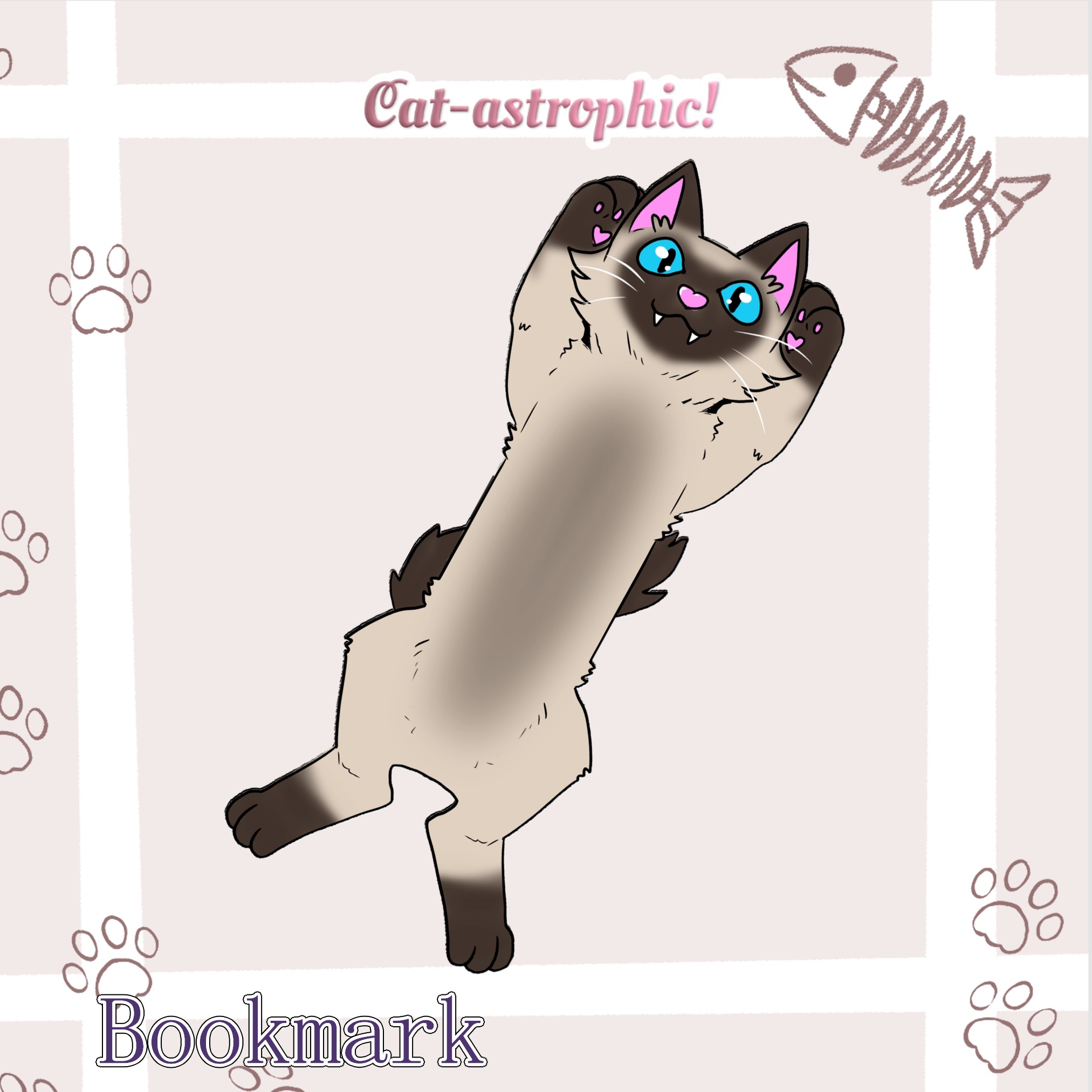 Siamese Cat Bookmark
