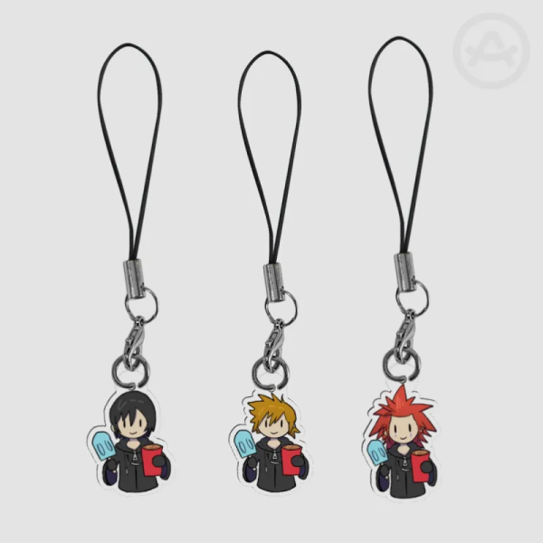 SEASALT TRIO PHONE KEYCHAINS