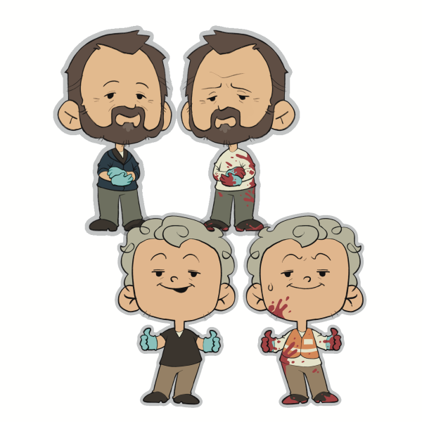 Rabbot 2.5-inch Epoxy Keychain Bundle | The Pitt