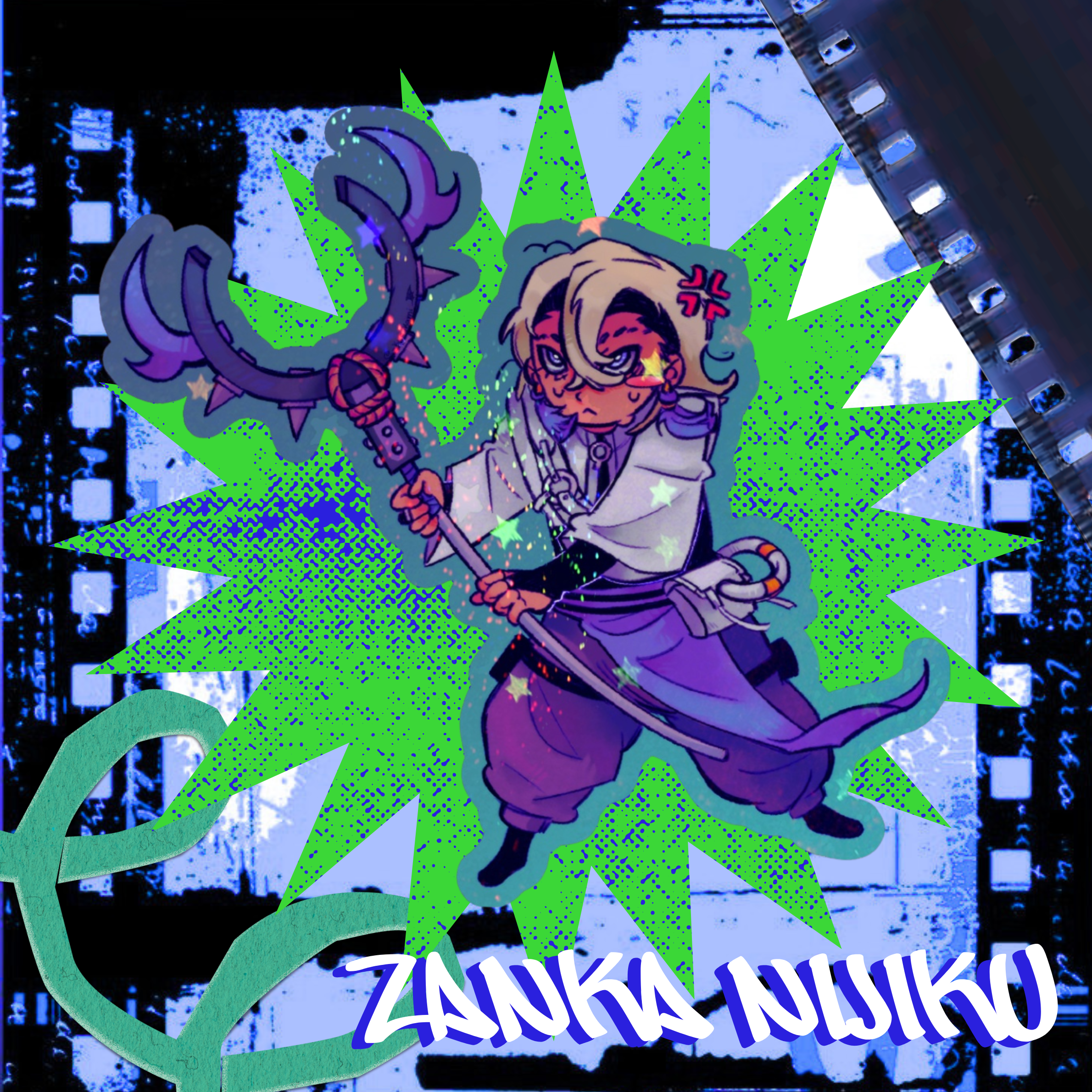 Zanka Nijiku Sticker || Gachiakuta