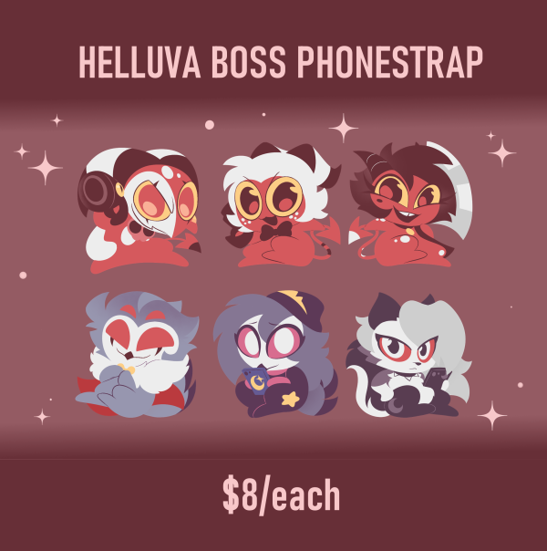 Helluva Boss Kitty Phonestrap