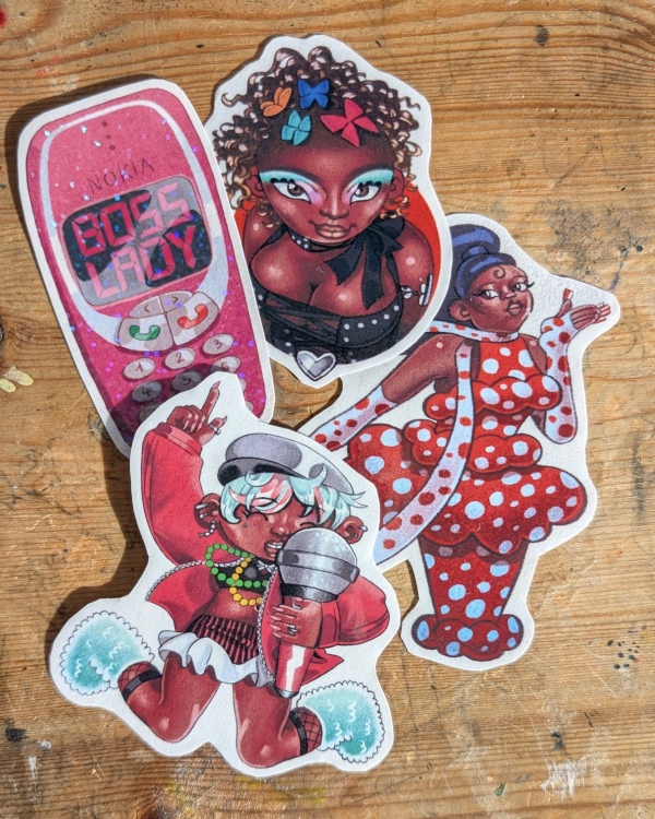 Theodora stickers