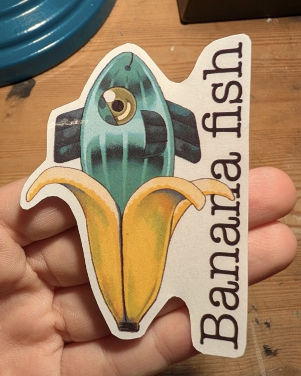 Banana fish stickers