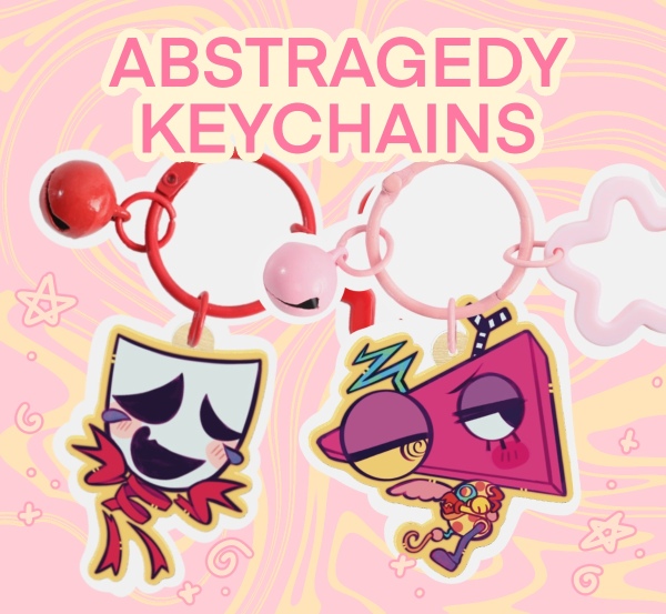 Abstragedy Keychain set