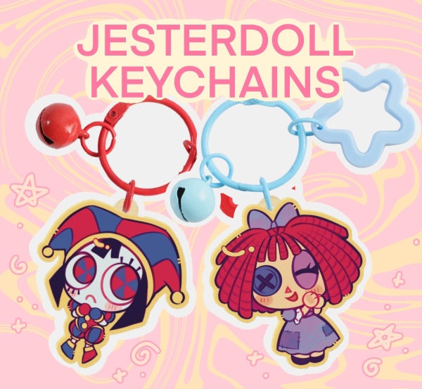 Jesterdoll Keychain set