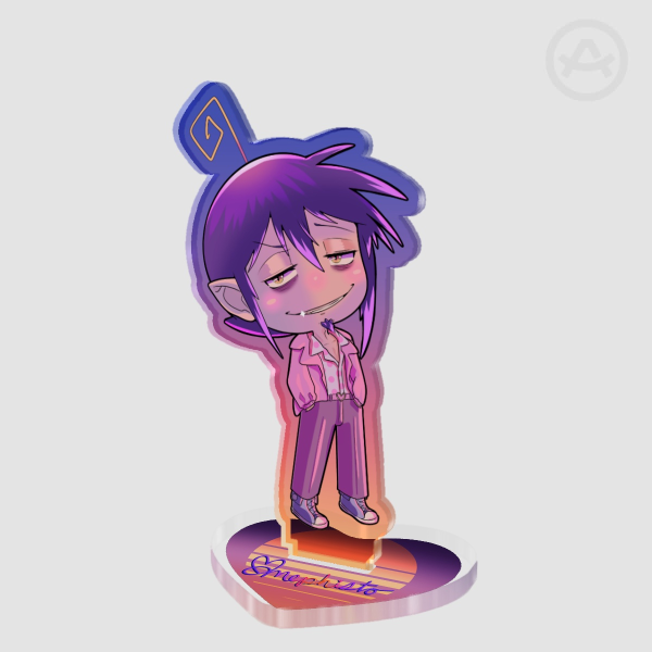 Sunset Drive Miami Vice AU Chibi Mephy Standee