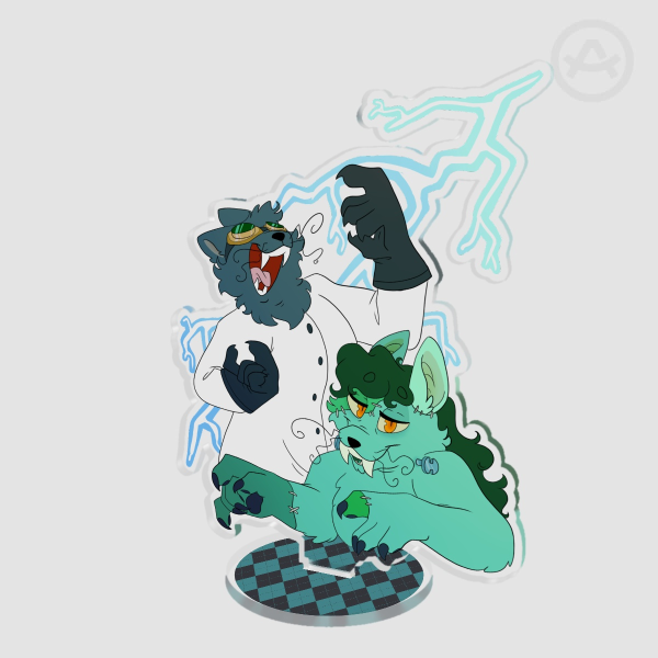 Frankittystein - Clear Acrylic Standee