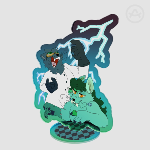 Frankittystein - Colored Acrylic Standee