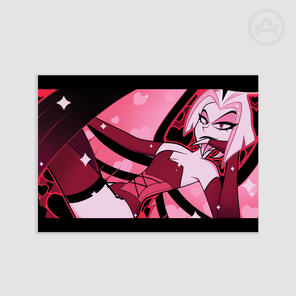 Hazbin Hotel - Emily Holo Star Die Cut Sticker by Macgreer - ACGGOODS