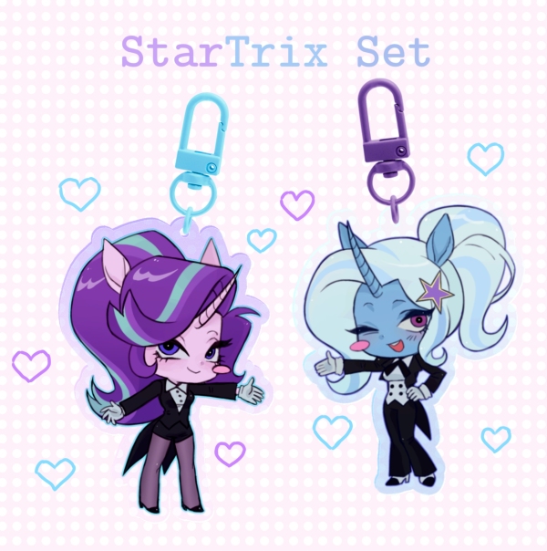 Startrix magician keychain set 