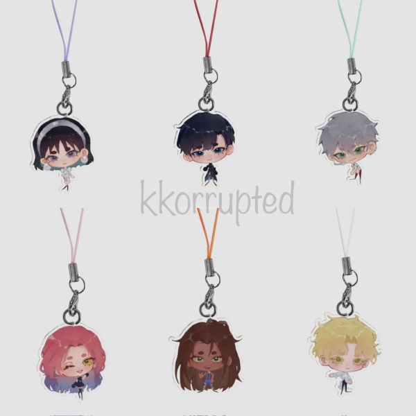 alnst mini keychains full set