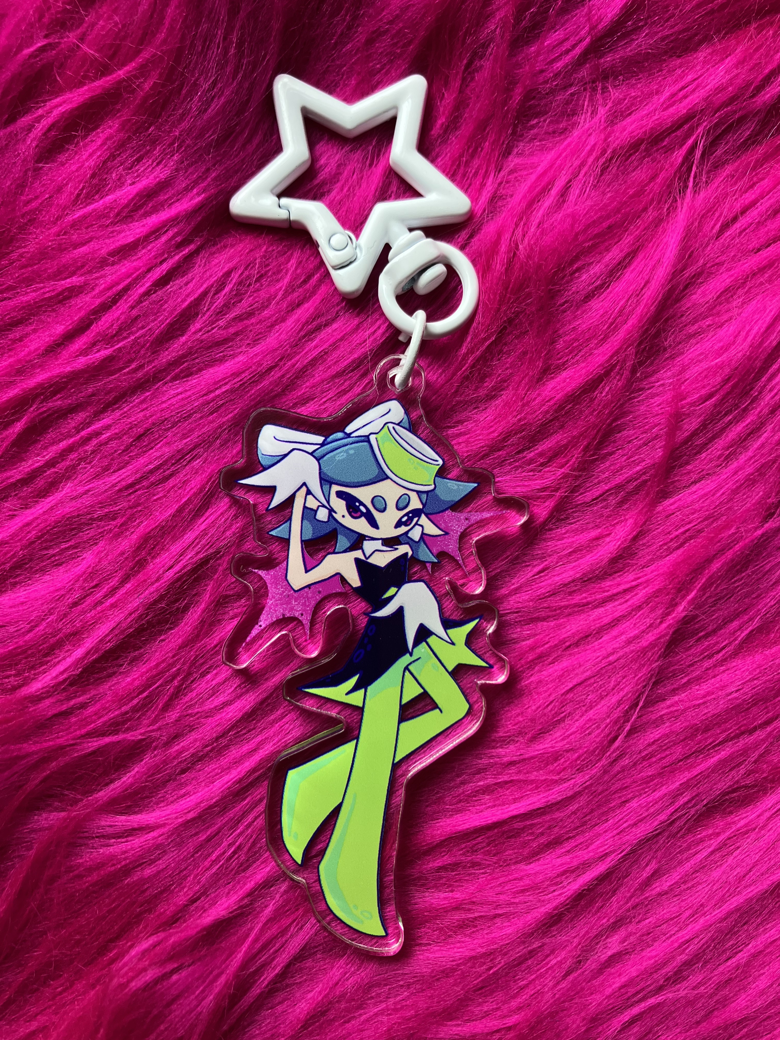 Squid Sisters Marie Keychain