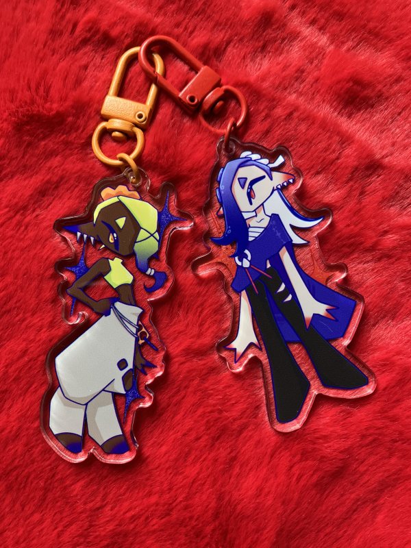 Deep Cut Arcylic Charm Set