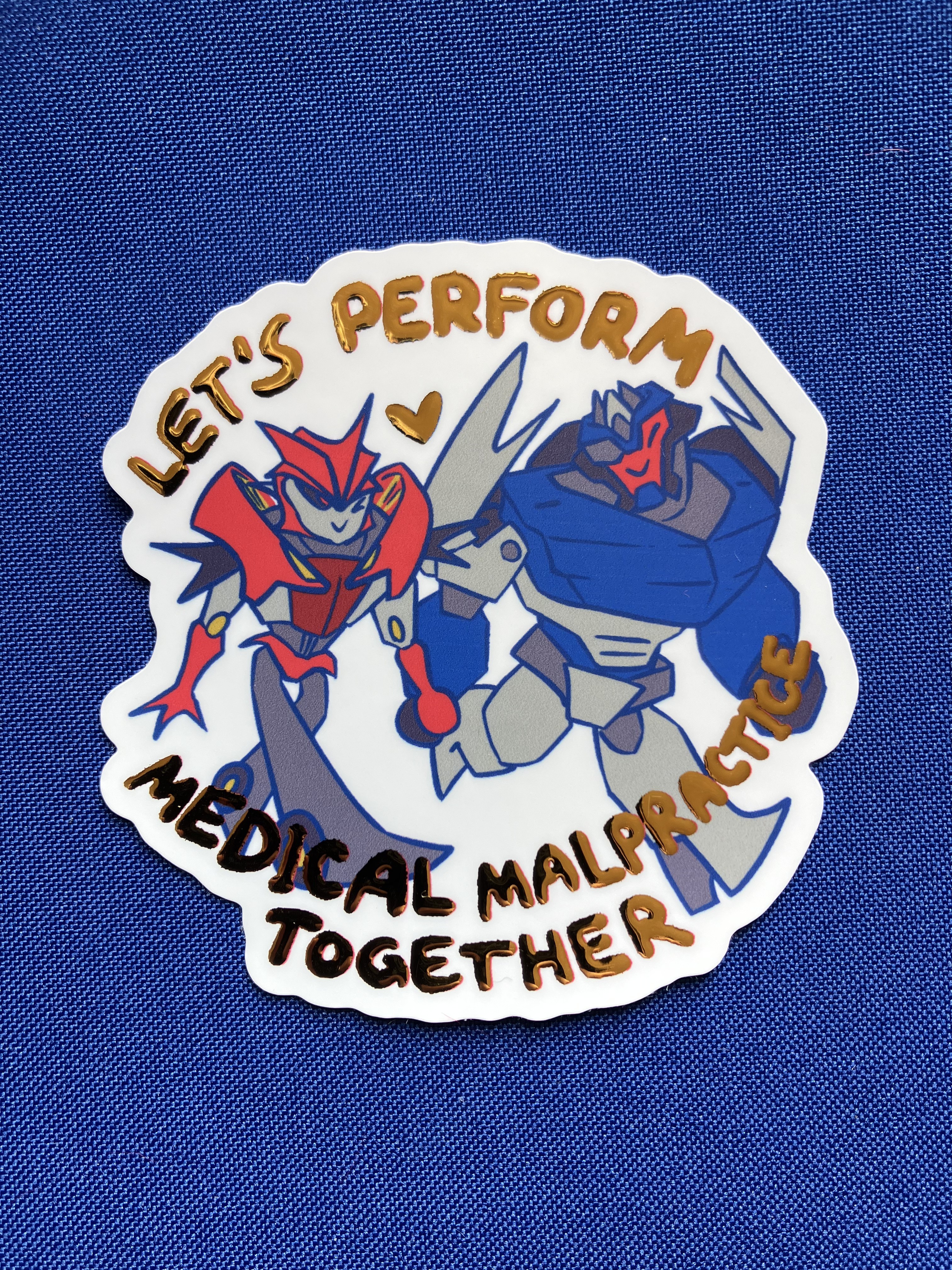 TFP KOBD Medical Malpractice Foil Sticker