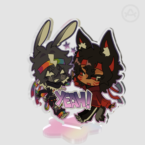 SpokeisHere and Mapicc (Devious Duo) | Acrylic Standee