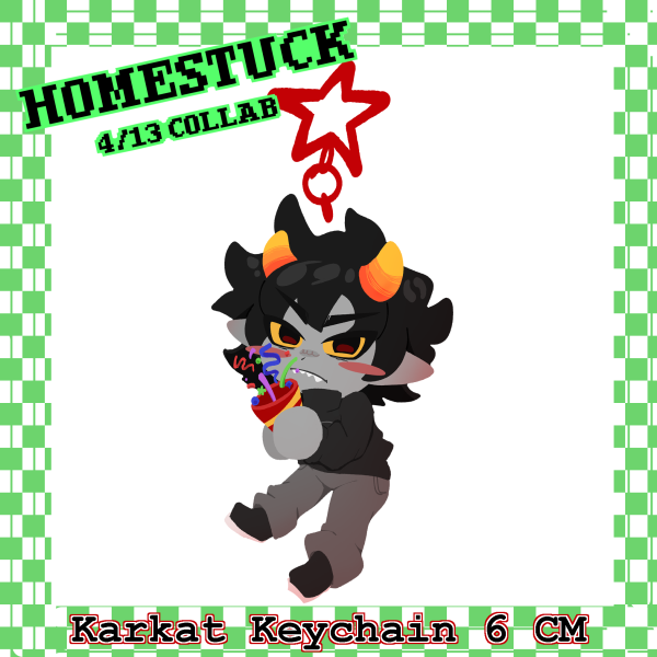 [ Homestuck ] Karkat 4/13 Collab Keychain