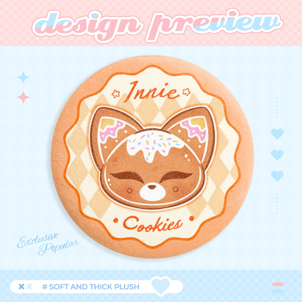 Foxy.Ni Cookie - Plush Badge