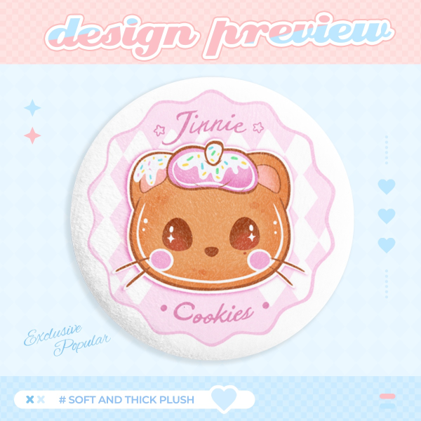 Jiniret Cookie - Plush Badge