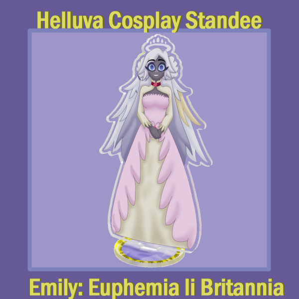 Emily Euphie cosplay standee