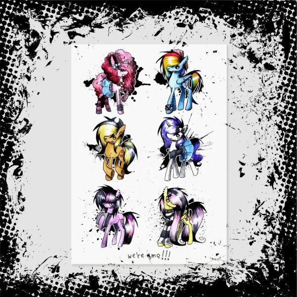 MLP Mane 6 Poster
